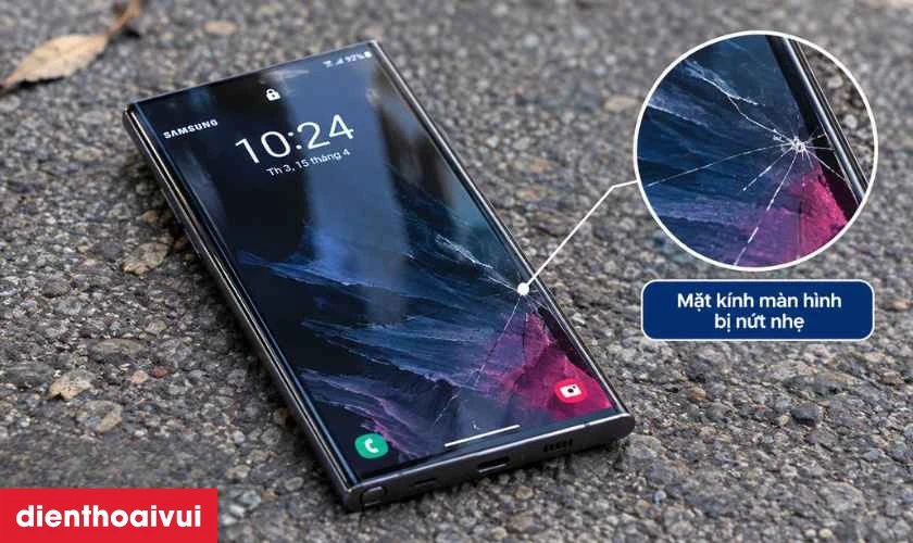 Nguy&ecirc;n nh&acirc;n mặt k&iacute;nh Samsung S22 Ultra bị vỡ