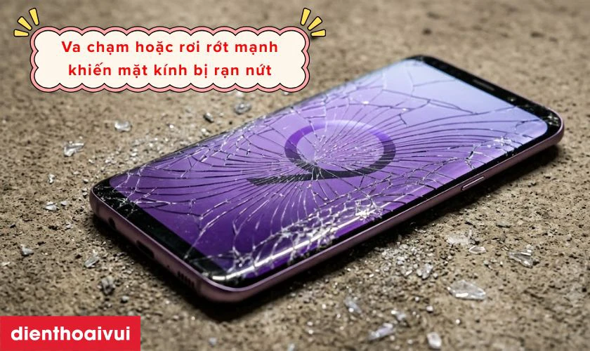 Nguyên nhân mặt kính Samsung S9 Plus bị vỏ máy