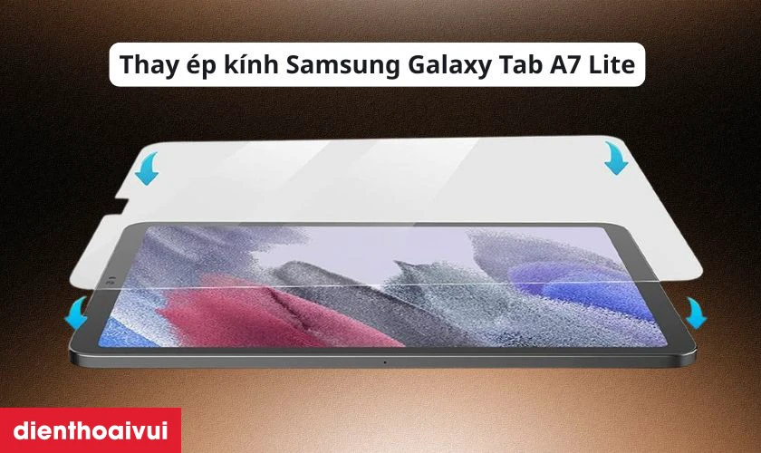 Thay &eacute;p k&iacute;nh Samsung Galaxy Tab A7 Lite