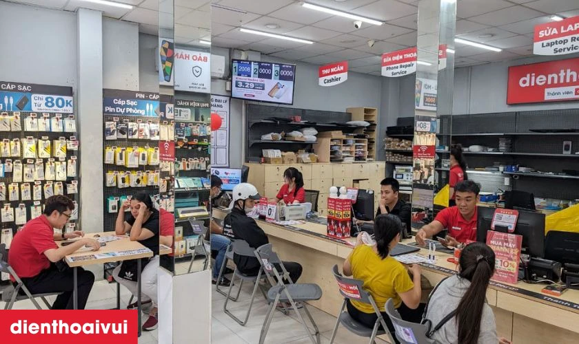Đến Điện Thoại Vui để được kiểm tra v&agrave; tư vấn dịch vụ tốt nhất