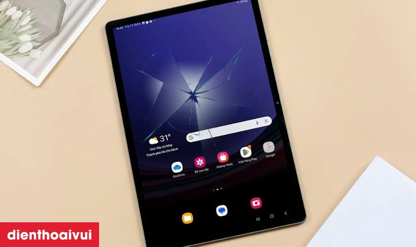 C&aacute;c dấu hiệu nhận biết bạn cần thay &eacute;p k&iacute;nh Samsung Galaxy Tab S9 mới