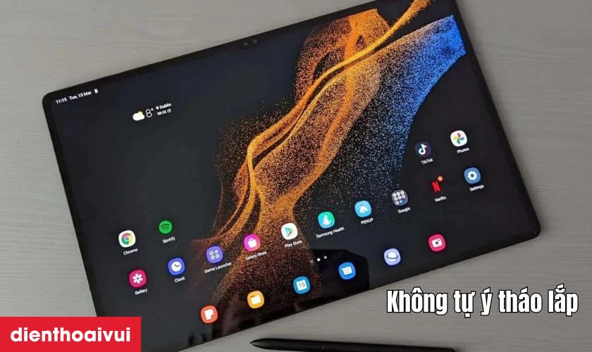 Những lưu &yacute; trước khi thay &eacute;p k&iacute;nh Samsung Galaxy Tab S9 Ultra