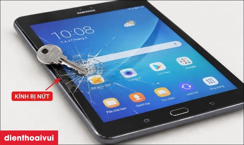 Mặt kính Samsung Tab A 9.7 bị vỡ do đâu?