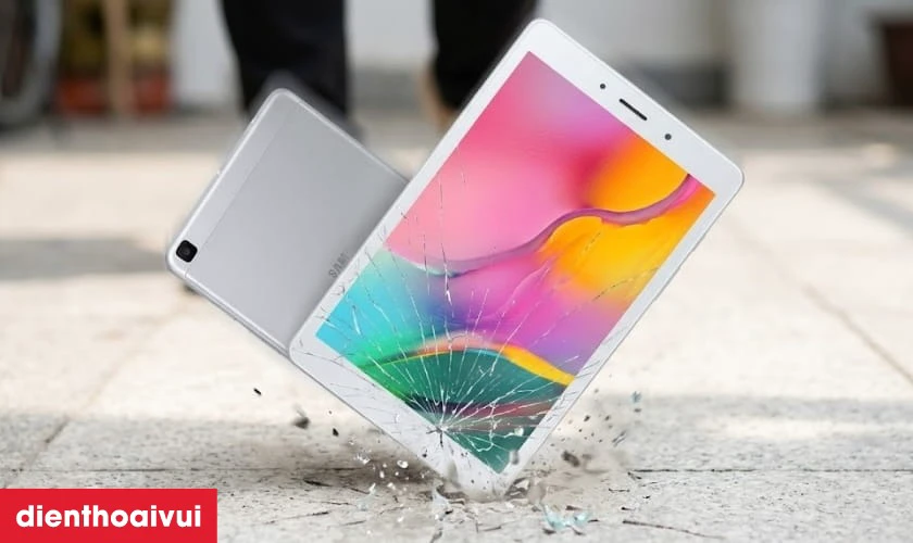 Nguy&ecirc;n nh&acirc;n mặt k&iacute;nh Samsung Tab A8 (T295) 2019 bị vỡ