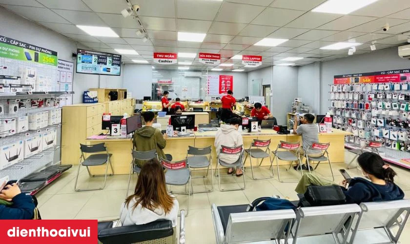 Quy tr&igrave;nh thay &eacute;p k&iacute;nh Samsung Tab S10 FE chuy&ecirc;n nghiệp tại Điện Thoại Vui