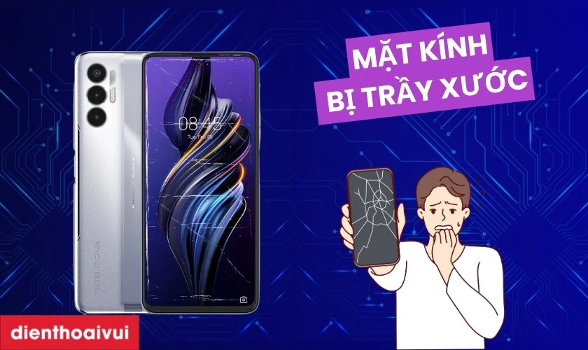 C&aacute;c dấu hiệu nhận biết bạn cần thay &eacute;p k&iacute;nh Tecno POVA 3 mới