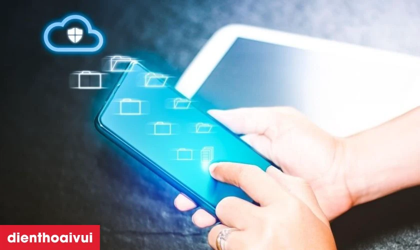 Sao lưu dữ liệu quan trọng trước khi đi thay ép kính Vivo V29E để tránh mất mát dữ liệu