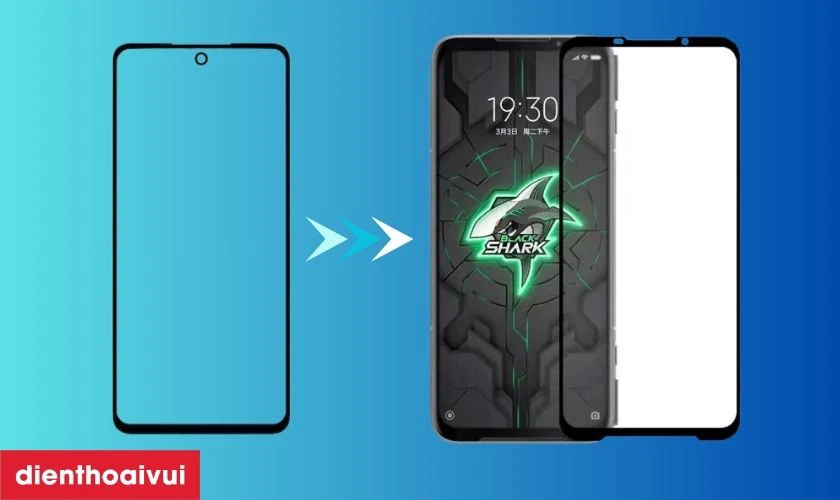Thay &eacute;p k&iacute;nh Xiaomi Black Shark 3 l&agrave; g&igrave;?