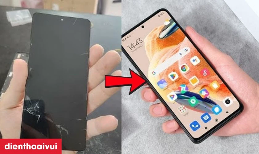Kính nứt vỡ trầy xước cần được thay mới