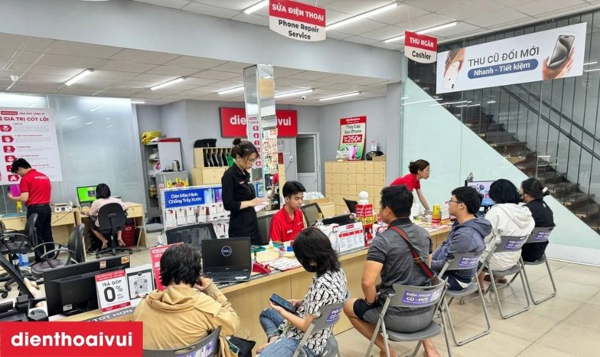 Dịch vụ thay ép kính Xiaomi Redmi Note 12S chính hãng, lấy liền tại Điện Thoại Vui