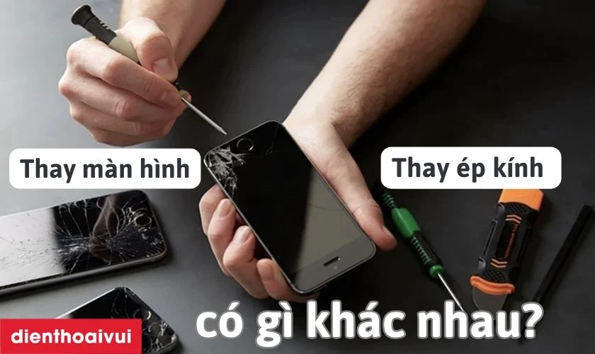 Thay màn hình và thay ép kính Xiaomi Redmi Note 12S có gì khác nhau?
