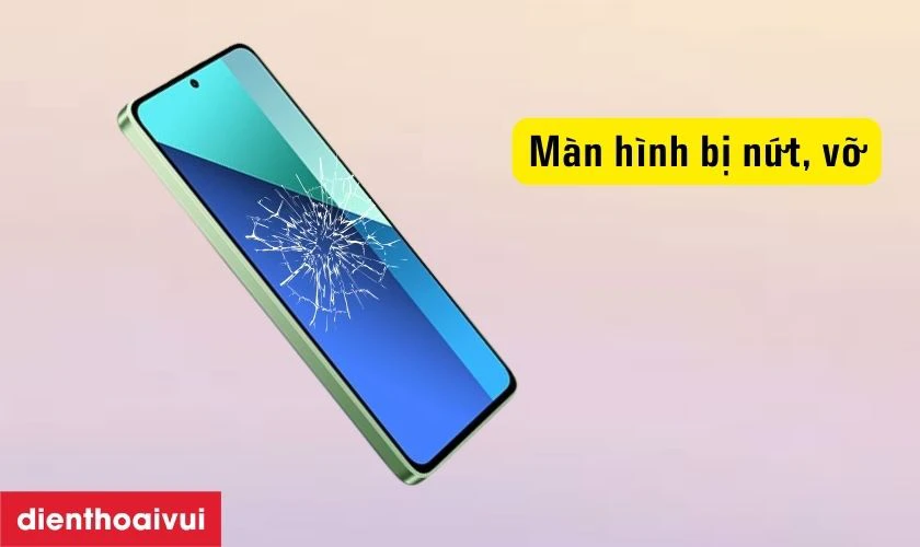 Mặt k&iacute;nh điện thoại bị nứt vỡ