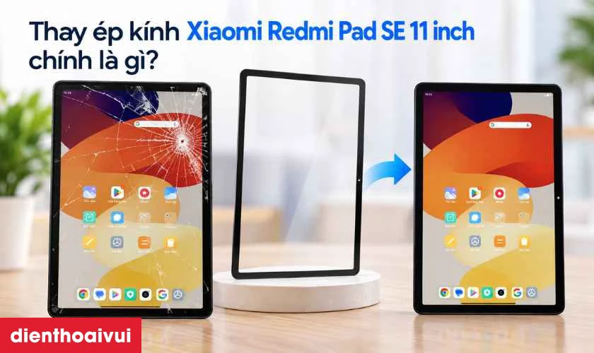 Thay &eacute;p k&iacute;nh Xiaomi Redmi Pad SE 11 inch l&agrave; g&igrave;?