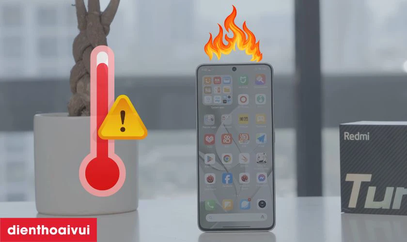 Nguy&ecirc;n nh&acirc;n mặt k&iacute;nh Xiaomi Redmi Turbo 3 bị hư hỏng