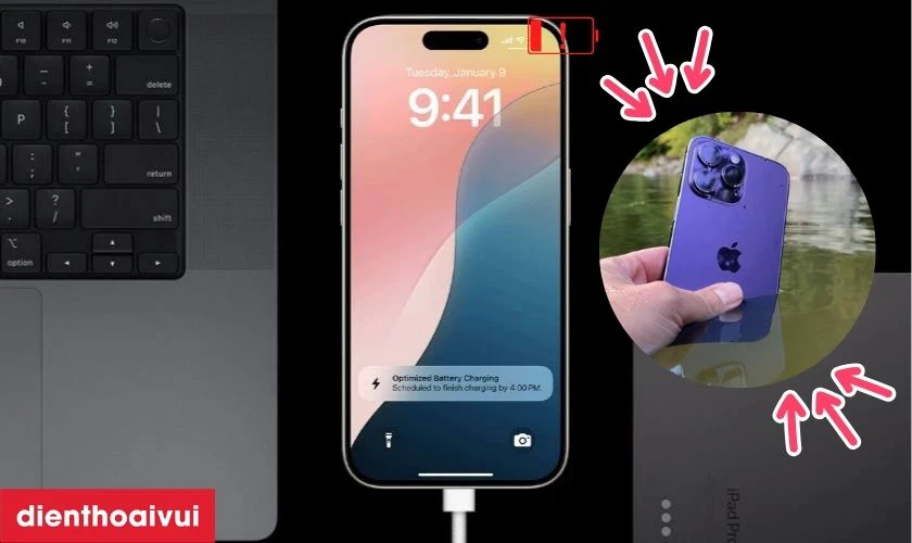 Nguyên nhân iPhone 15 Pro bị hư IC nguồn