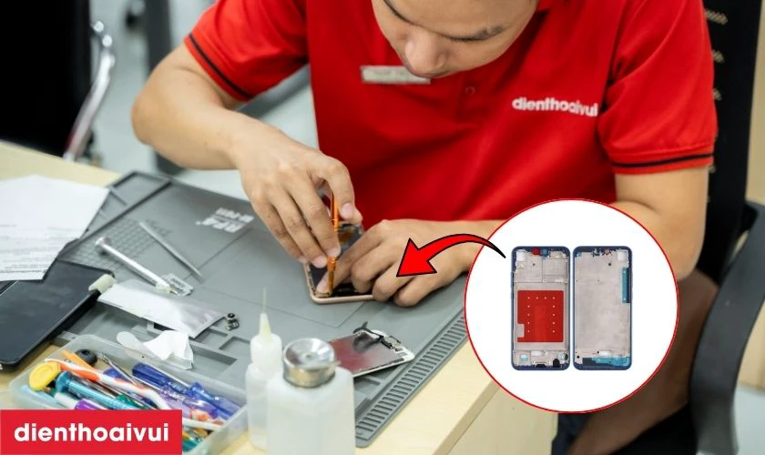 Quy trình thay khung sườn Huawei minh bạch, lấy ngay tại Điện Thoại Vui