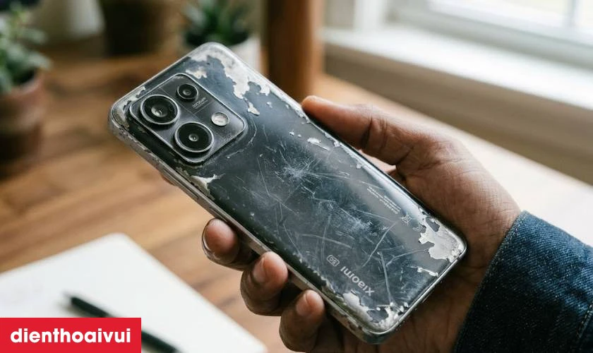 Trường hợp cần thay vỏ m&aacute;y Xiaomi Redmi Note 13 Pro 5G