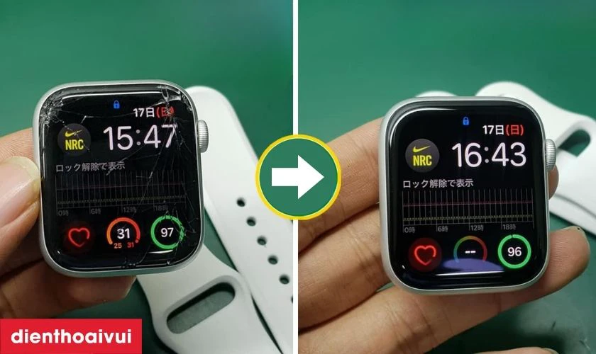 C&oacute; n&ecirc;n thay k&iacute;nh cảm ứng Apple Watch ch&iacute;nh h&atilde;ng Feaglet kh&ocirc;ng?