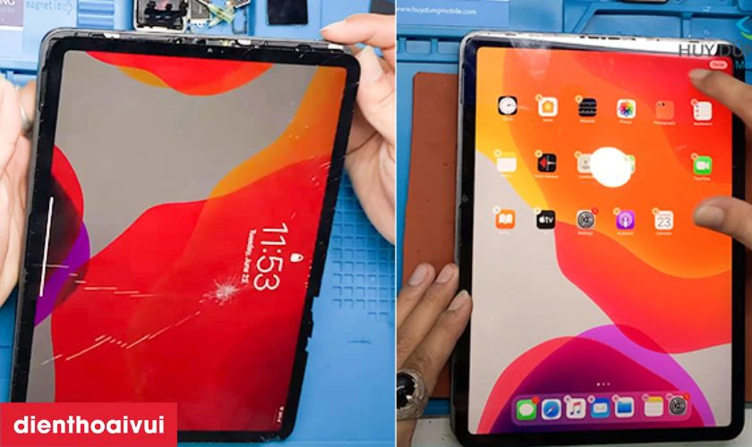 C&aacute;c dấu hiệu nhận biết bạn cần thay k&iacute;nh cảm ứng iPad Air 1 ch&iacute;nh h&atilde;ng Feaglet mới