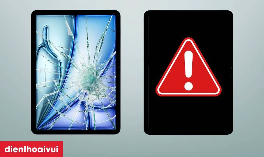 C&aacute;c dấu hiệu nhận biết bạn cần thay k&iacute;nh cảm ứng iPad Air 6 M2 11 2024 mới