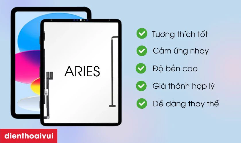 C&oacute; n&ecirc;n thay k&iacute;nh cảm ứng iPad Gen 10 10.2 2022 ch&iacute;nh h&atilde;ng Aries kh&ocirc;ng?