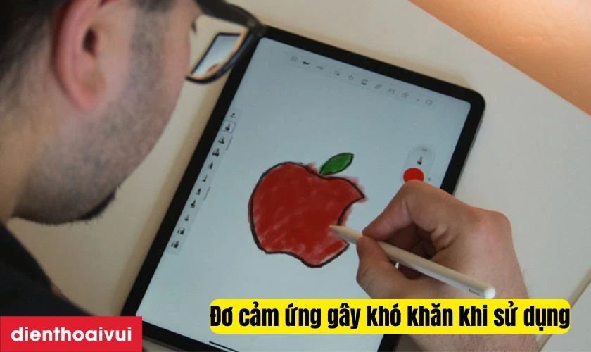 Cảm ứng iPad bị đơ một phần hoặc to&agrave;n phần