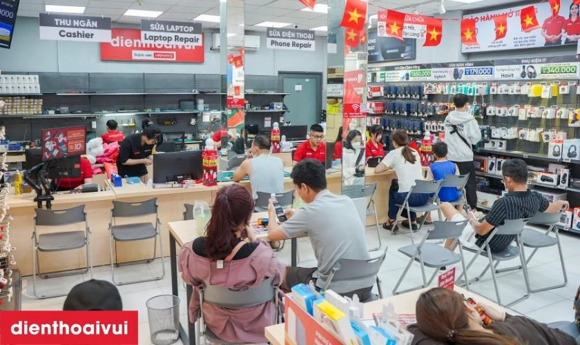 Địa chỉ thay kính cảm ứng iPad Gen 5 chính hãng, lấy liền tại Điện Thoại Vui