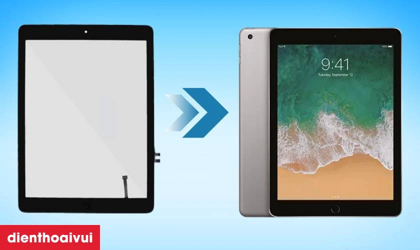 Có nên thay kính cảm ứng iPad Gen 5 chính hãng Aries không