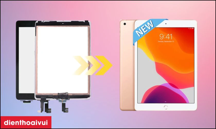 C&oacute; n&ecirc;n thay k&iacute;nh cảm ứng iPad Gen 6 9.7 2018 ch&iacute;nh h&atilde;ng Aries kh&ocirc;ng?