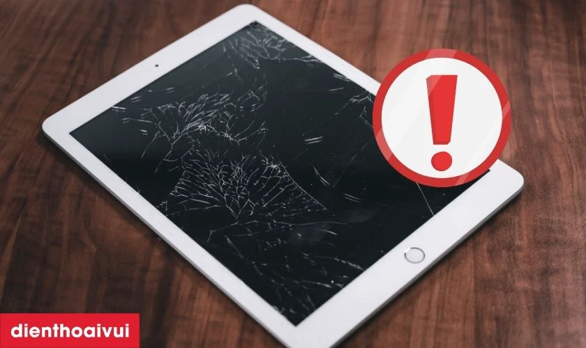 Các dấu hiệu nhận biết cần thay kính cảm ứng iPad Mini