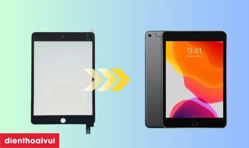 Thay k&iacute;nh cảm ứng iPad Mini 5 ch&iacute;nh h&atilde;ng Aries l&agrave; g&igrave;?