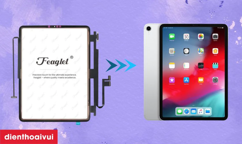 Thay k&iacute;nh cảm ứng iPad Pro 11 2018 ch&iacute;nh h&atilde;ng Feaglet l&agrave; g&igrave;?