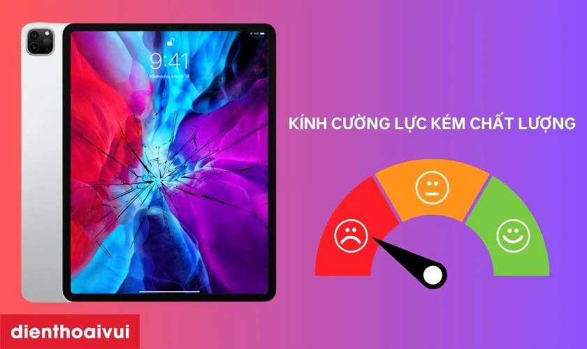 Nguyên nhân tại sao iPad dễ bị nứt vỡ mặt kính