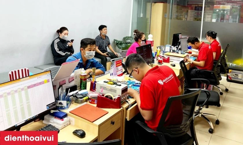 Quy tr&igrave;nh thay k&iacute;nh cảm ứng iPad Pro 9.7 ch&iacute;nh h&atilde;ng Feaglet tại Điện Thoại Vui