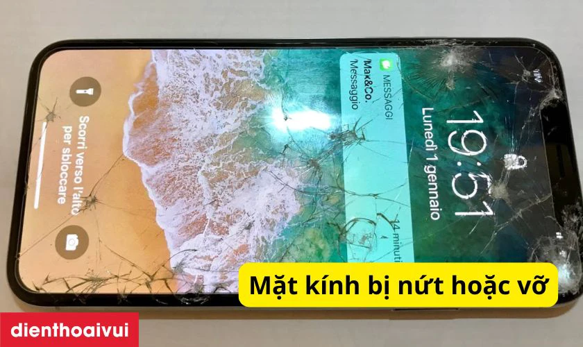 C&aacute;c trường hợp nhận biết bạn cần thay k&iacute;nh cảm ứng 13 Pro Max