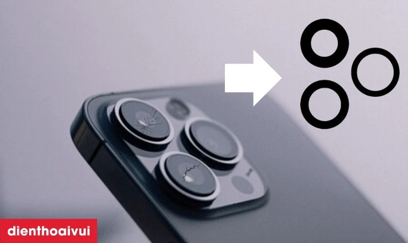 Thay k&iacute;nh camera iPhone 14 Pro viền d&agrave;y l&agrave; g&igrave;?