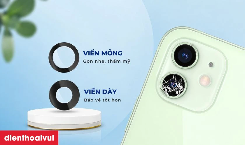 Thay k&iacute;nh camera sau iPhone 12 Mini