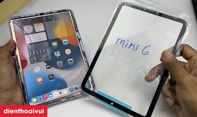Những lưu &yacute; trước khi thay &eacute;p k&iacute;nh iPad Mini 6