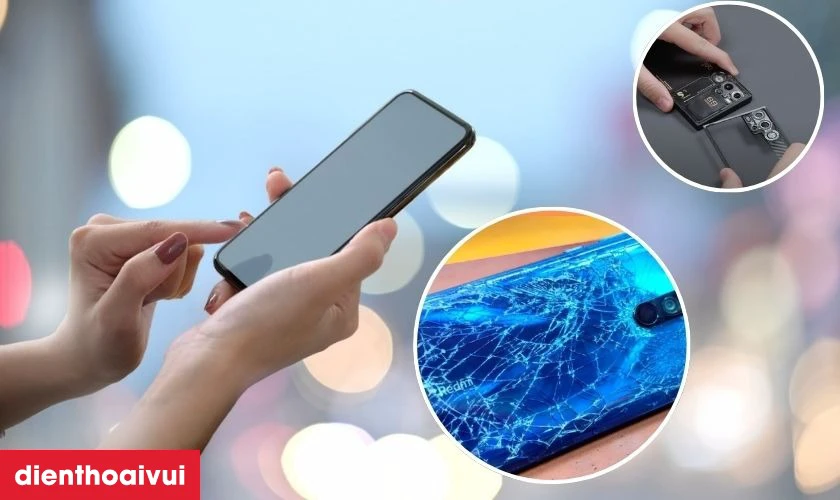 Thay k&iacute;nh lưng điện thoại Xiaomi