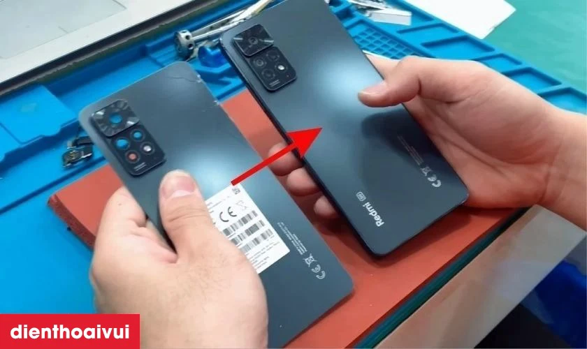 C&oacute; n&ecirc;n thay k&iacute;nh lưng điện thoại Xiaomi