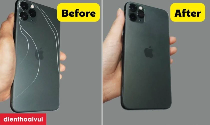 Thay kính lưng iPhone 11 Pro Max chính hãng Aries là gì?