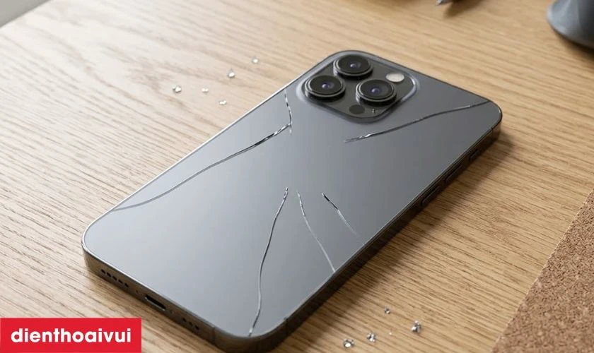 Dấu hiệu nhận biết n&ecirc;n thay k&iacute;nh lưng iPhone 12 Pro