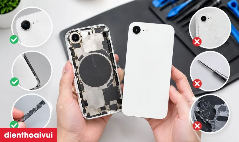 Cần lưu &yacute; g&igrave; khi thay nắp lưng iPhone 16e