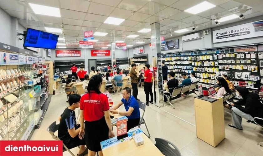 Quy tr&igrave;nh thay k&iacute;nh lưng iPhone Air tại Điện Thoại Vui