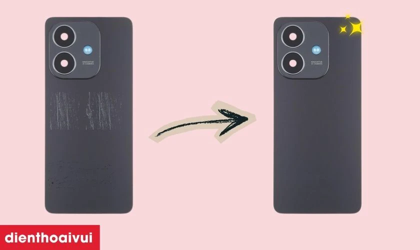 Thay k&iacute;nh lưng (nắp lưng) Oppo A3 l&agrave; g&igrave;?