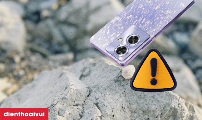 Va đập khiến mặt lưng Oppo A79 bị nứt vỡ, xuống cấp