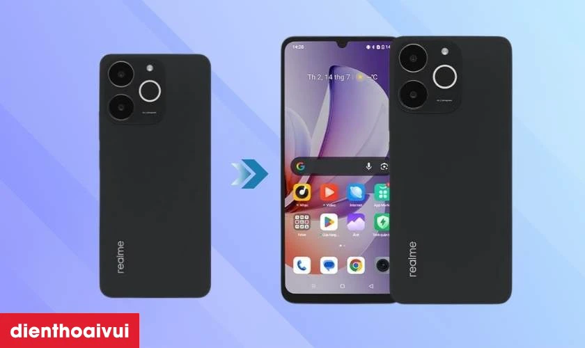 Thay kính lưng (nắp lưng) Realme Note 70 là gì?