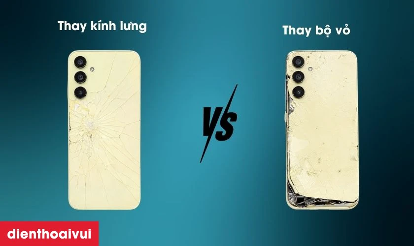 Thay k&iacute;nh lưng Samsung Galaxy A15