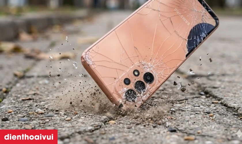 Nguyên nhân khiến mặt lưng Samsung Galaxy A24 bị nứt vỡ