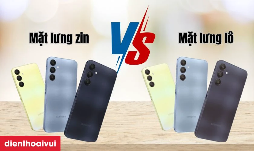 Thay k&iacute;nh lưng Samsung Galaxy A25 5G